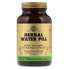Мочегонное средство, Herbal Water Pill, Solgar, 100 капсул
