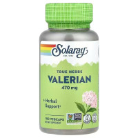 Валеріана, Valerian, Solaray, 470 мг, 100 рослинних капсул