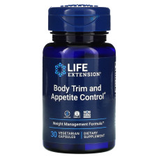 Зниження ваги та контроль апетиту, Body Trim and Appetite Control, Life Extension, 30 вегетаріанських капсул