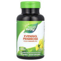 Масло примулы вечерней, Evening Primrose, Nature's Way, 1300 мг, 60 гелевых капсул