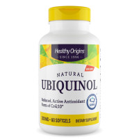 Убіхінол (Kaneka QH), Ubiquinol, Healthy Origins, 200 мг, 60 капсул