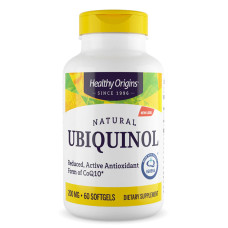 Убихинол (Kaneka QH), Ubiquinol, Healthy Origins, 200 мг, 60 капсул