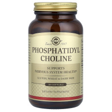 Фосфатидилхолін, Phosphatidyl Choline, Solgar, 100 капсул