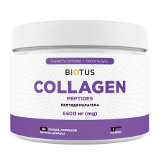 Пептиды коллагена, тип 1 и 3, Collagen Peptides, Biotus, 6600 мг, 198 г
