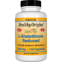 Глутатион, L-Glutathione, Healthy Origins, Setria, пониженный, 250 мг, 150 капcул