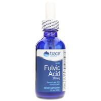 Ионная фульвовая кислота, Ionic Fulvic Acid, Trace Minerals Research, жидкость, 250 мг, 59 мл