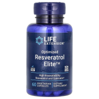 Ресвератрол, Optimized Resveratrol Elite, Life Extension, 60 вегетарианских капсул