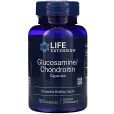 Глюкозамин, хондроитин, Glucosamine/Chondroitin, Life Extension, 100 капсул