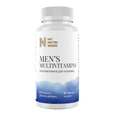 Мультивітаміни для чоловіків, Men's Multivitamins, My Nutri Week, 90 капсул