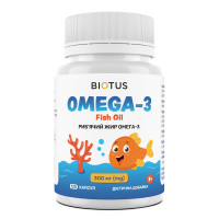 ОМЕГА-3 для детей, OMEGA-3 for Kids, Biotus, рыбий жир, 300 мг, 120 капсул