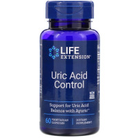 Сечова кислота, контроль, Uric Acid Control, Life Extension, 60 капсул