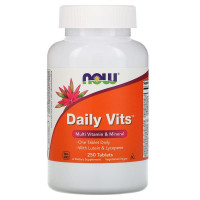 Мультивитамины и минералы, Daily Vits, Now Foods, 250 таблеток