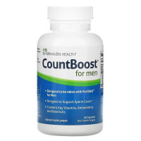 Репродуктивное здоровье мужчин, CountBoost, Fairhaven Health, 60 капсул