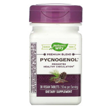 Пікногенол, Pycnogenol®, Nature's Way, екстракт соснової кори, 50 мг, 30 таблеток