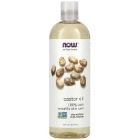 Касторове масло, Castor Oil, Now Foods, Solution Oils, 473 мл.