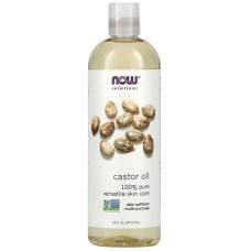 Касторовое масло, Castor Oil, Now Foods, Solution Oils, 473 мл.