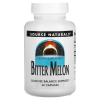 Екстракт гіркої дині, Bitter Melon, Source Naturals, 60 капсул