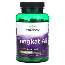 Тонгкат Алі, Tongkat Ali, Swanson, 120 капсул (400 мг на капсулу)