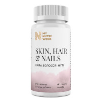 Шкіра, волосся та нігті, Skin, Hair & Nails, My Nutri Week, 60 таблеток