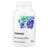 Мультивітаміни та мультимінерали, Basic Nutrients 2/Day, Thorne, 2 на день, 120 капсул