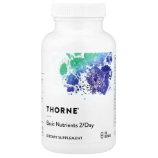Мультивитамины и мультиминералы, Basic Nutrients 2/Day, Thorne, 2 в день, 120 капсул
