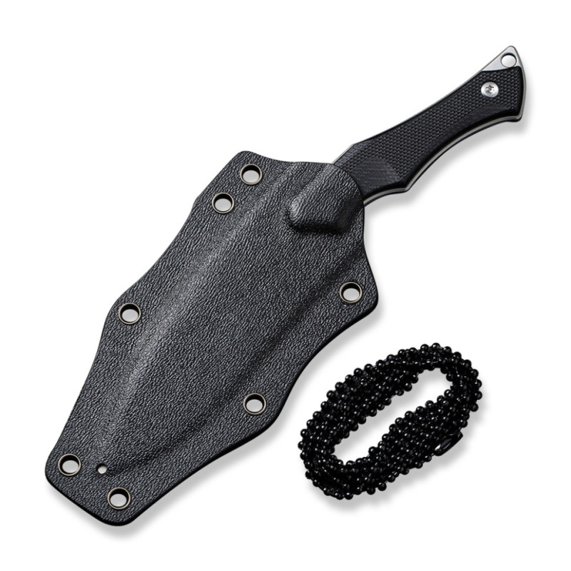 Ніж фіксований тактичний Civivi Vaquita II, (8.1 см) Nitro-V / G10 чорний