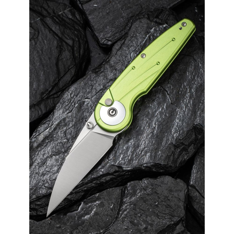 Ніж складаний туристичний Civivi Starflare, (8.4 см) Nitro-V / Aluminum зелений