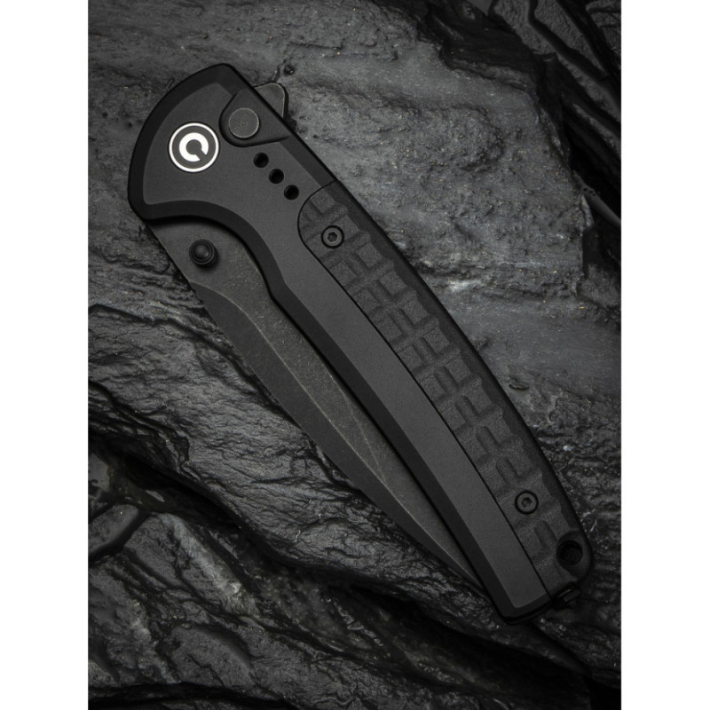 Ніж складаний туристичний Civivi Sentinel Strike II, (9.4 см) Nitro-V / Aluminum & FRN чорний