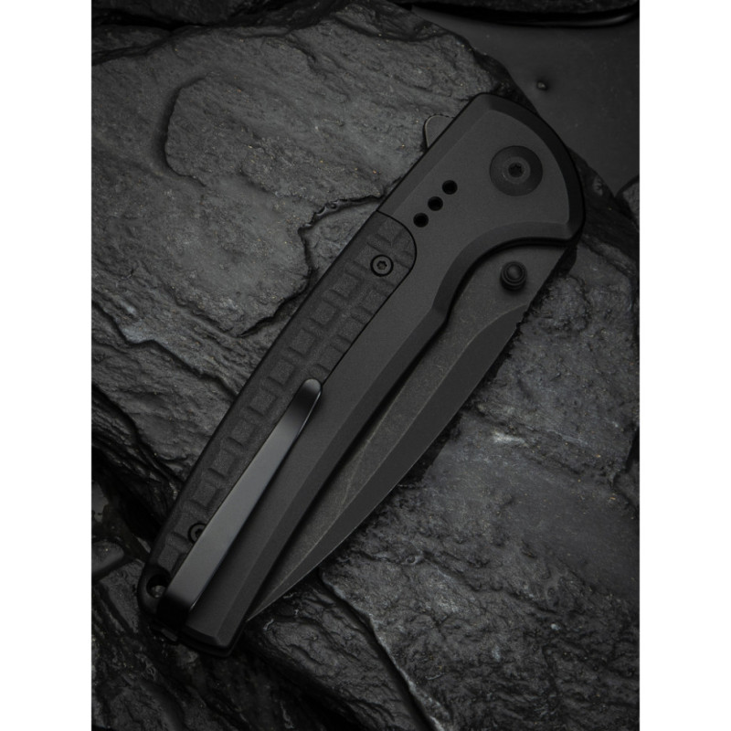 Ніж складаний туристичний Civivi Sentinel Strike II, (9.4 см) Nitro-V / Aluminum & FRN чорний