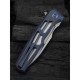 Ніж складаний туристичний Weknife Dressytak (8.6 см) Bohler M390 / Titanium синій