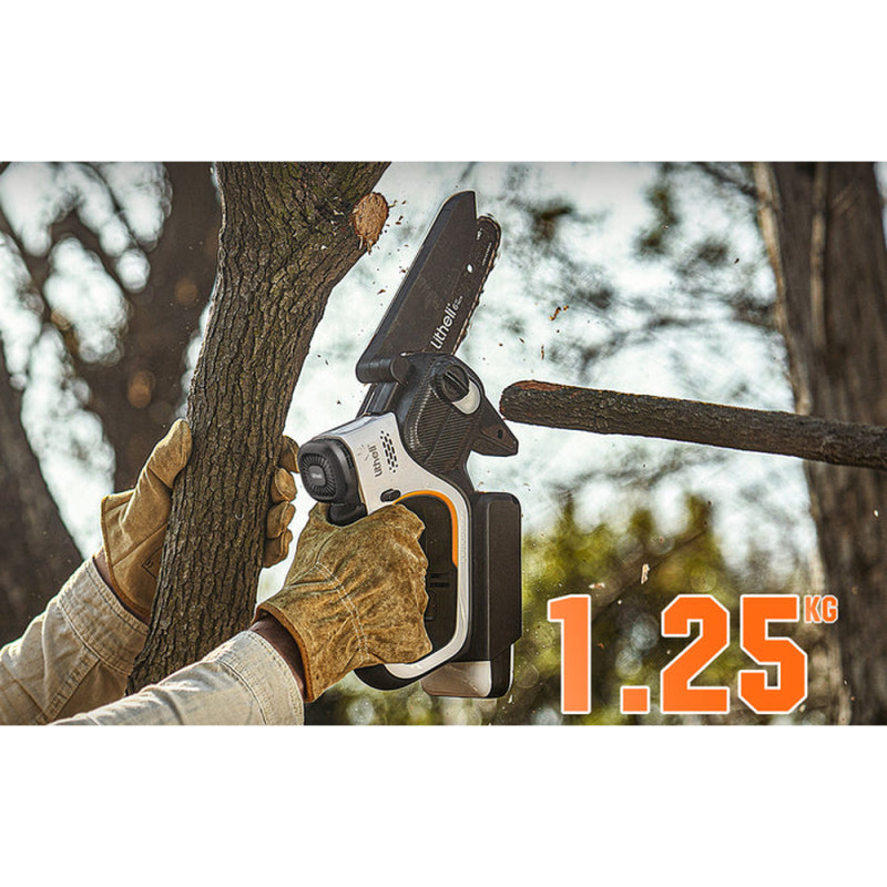 Акумуляторна міні-пила безщіткова, живлення від павербанку (УМБ Litheli Power Bank 10000 mAh, 45 W, 2А в комплекті)