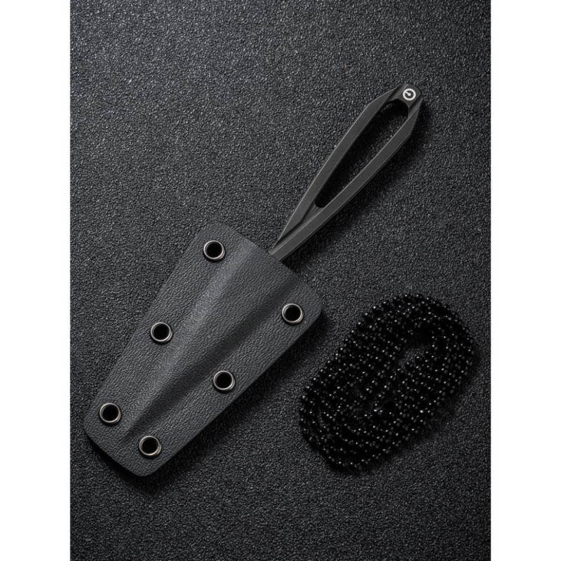 Ніж фіксований тактичний Civivi D-Art, D2 (12.5 см) чорний