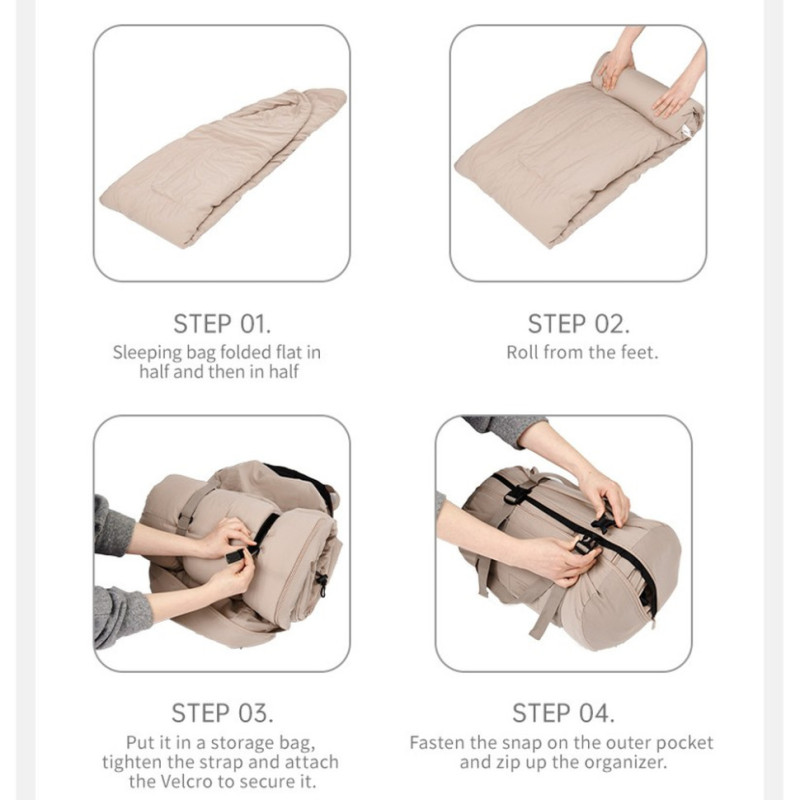 Спальний мішок овальний Naturehike PS200 CNK2350WS026, сірий