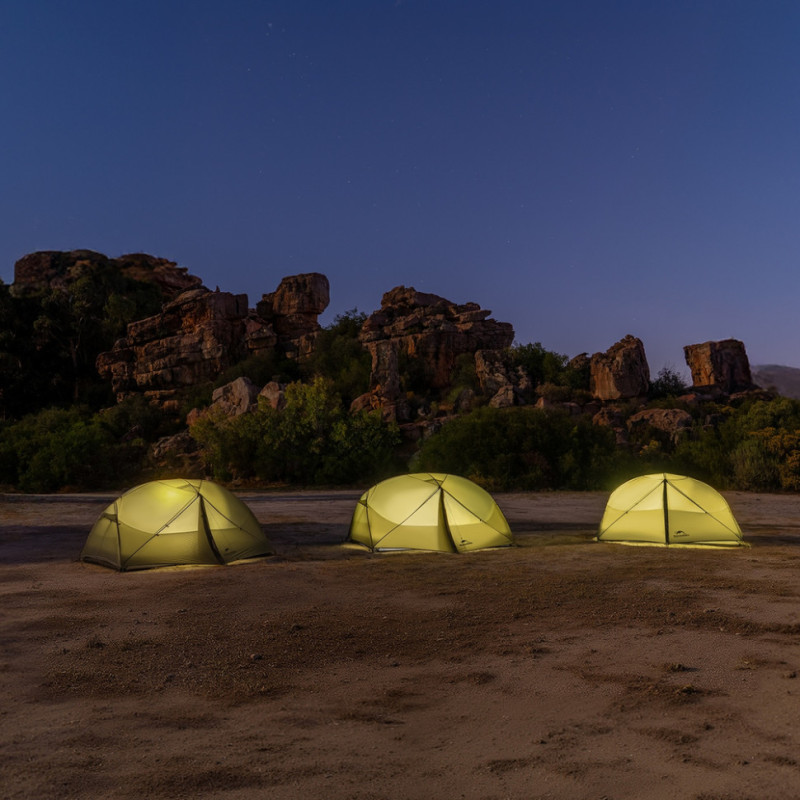 Намет надлегкий одномісний Naturehike Mongar Hiking Tent Pro CNK2550WS037, 20D, зелений