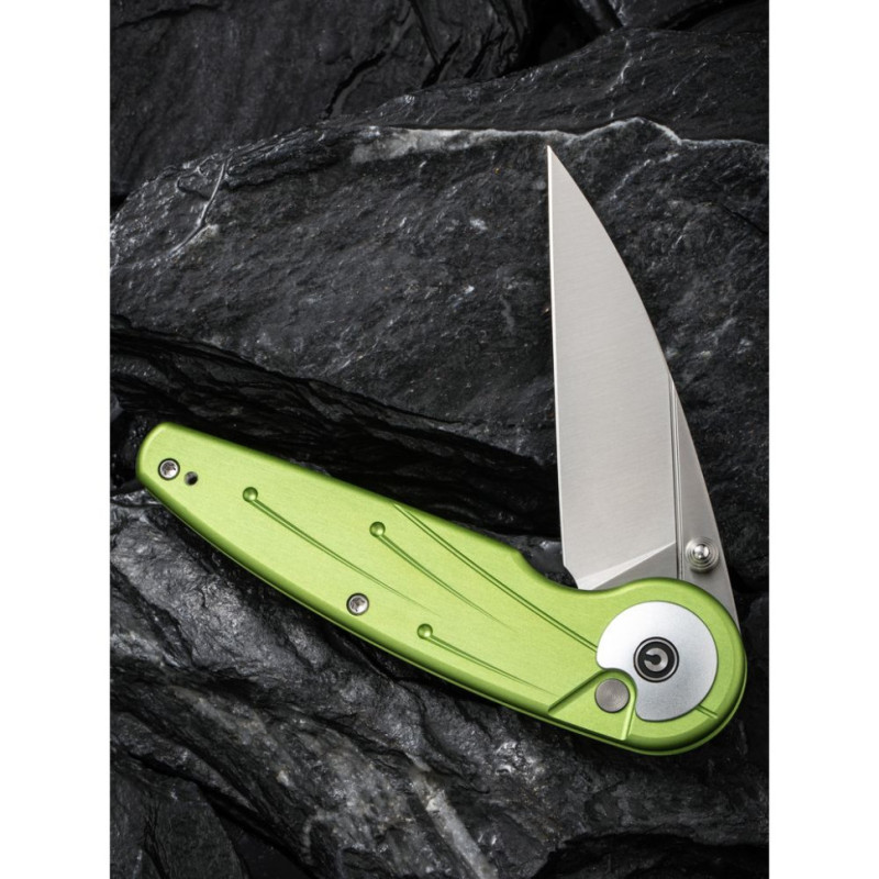 Ніж складаний туристичний Civivi Starflare, (8.4 см) Nitro-V / Aluminum зелений