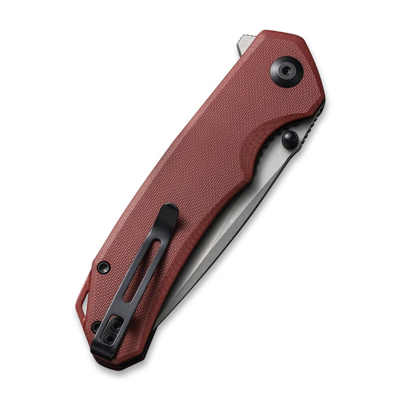 Ніж складаний туристичний Civivi Brazen, (8.8 см) 14C28N / G10 бордо