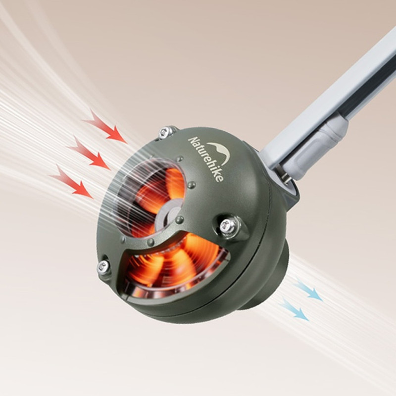 Насос повітряний ультралегкий Naturehike Wind-nano CNK2650ZM012, зелений