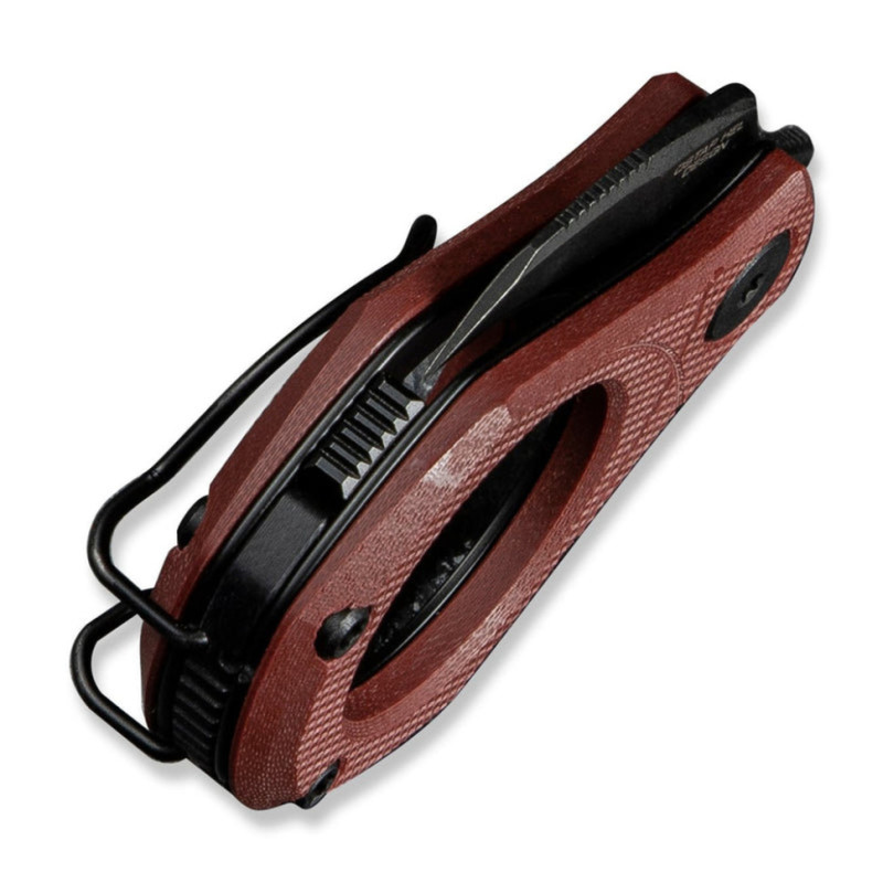 Ніж складаний кишеньковий Civivi Pyrus, (1.6 см) 14C28N / G10 темно-червоний