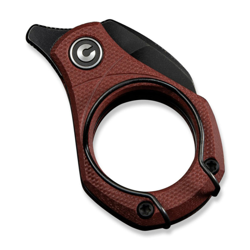 Ніж складаний кишеньковий Civivi Pyrus, (1.6 см) 14C28N / G10 темно-червоний