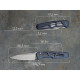 Ніж складаний туристичний Weknife Dressytak (8.6 см) Bohler M390 / Titanium синій