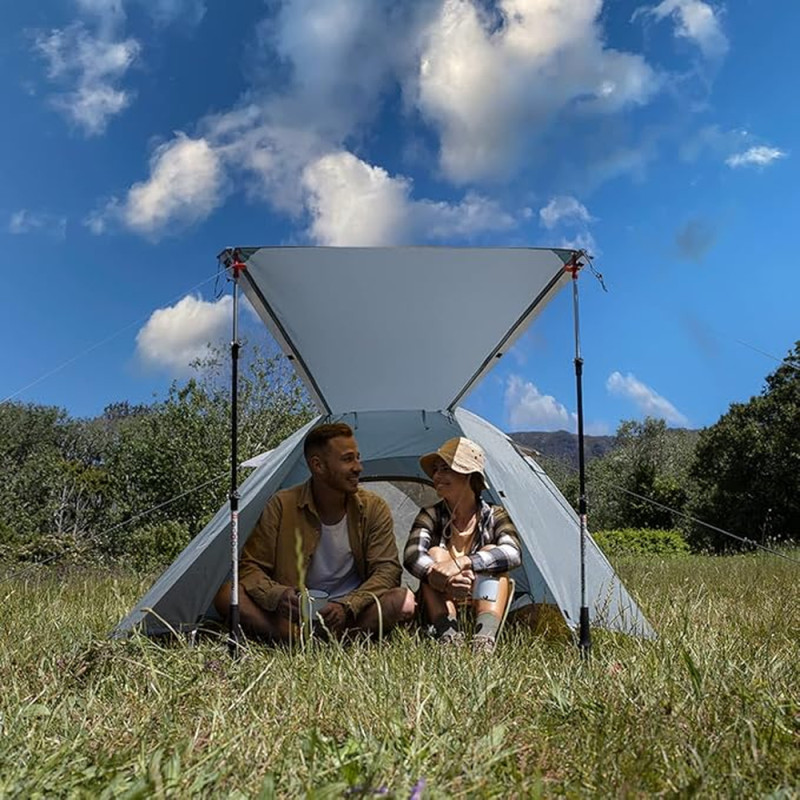 Намет чотиримісний Naturehike P-Series CNK2300ZP028, світлий сірий