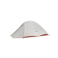 Намет надлегкий двомісний з футпринтом Naturehike Cloud Up Pro CNK2350WS020, 20D, світлий сірий