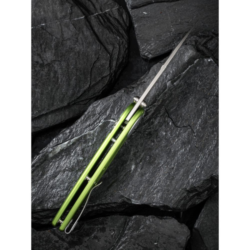 Ніж складаний туристичний Civivi Starflare, (8.4 см) Nitro-V / Aluminum зелений