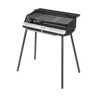 Гриль туристичний вертикальний Naturehike Moyan CNK2300015, Upgrade 3.0, чорний