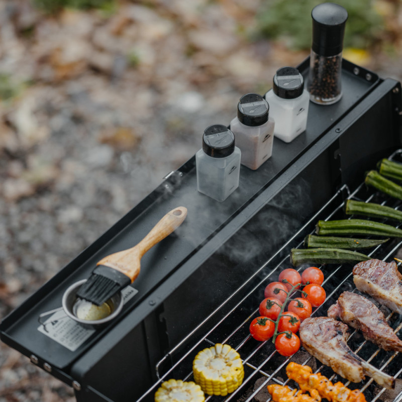 Гриль туристичний вертикальний Naturehike Moyan CNK2300015, Upgrade 3.0, чорний