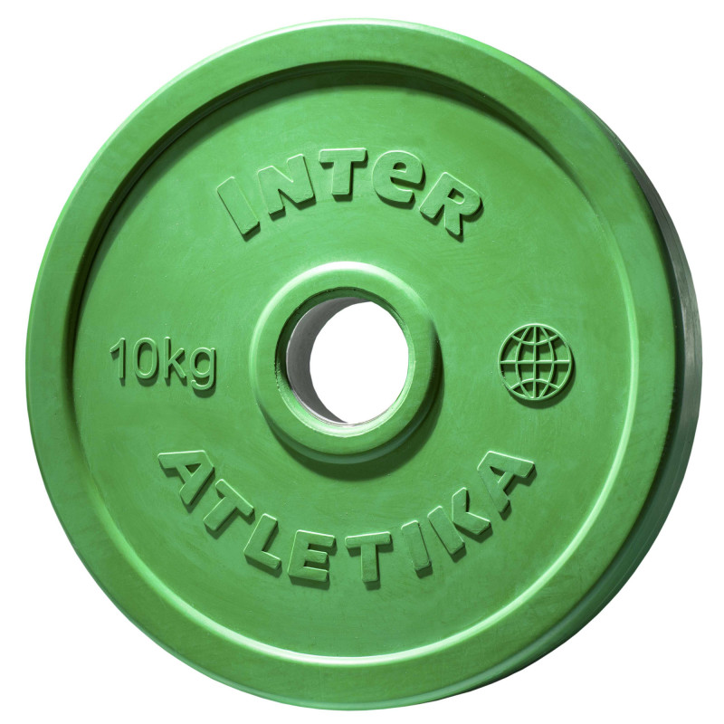 Диск InterAtletika LCA032-M 10 кг