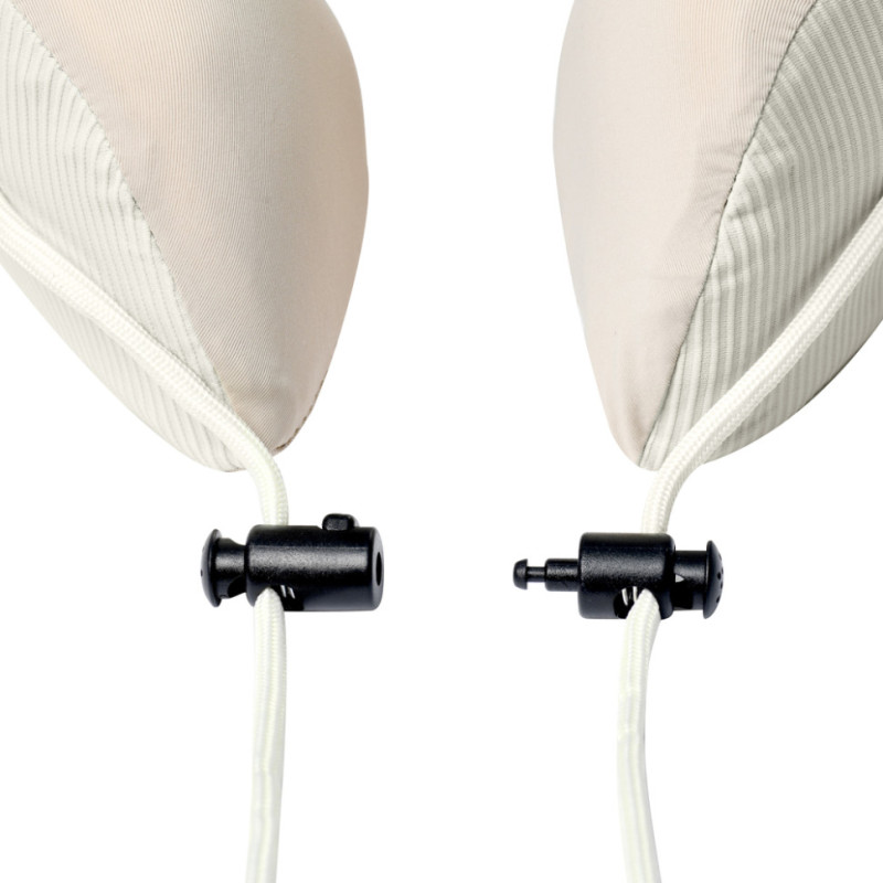 Подушка бавовняна для шиї, з пам'яттю Naturehike CNK2450WS019, сіра