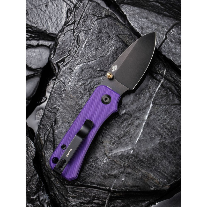 Ніж складаний кишеньковий Civivi Baby Banter, (5.9 см) Nitro-V / G10 фіолетовий