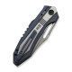 Ніж складаний туристичний Weknife Bogey (9.3 см) Bohler M390 / Titanium синій