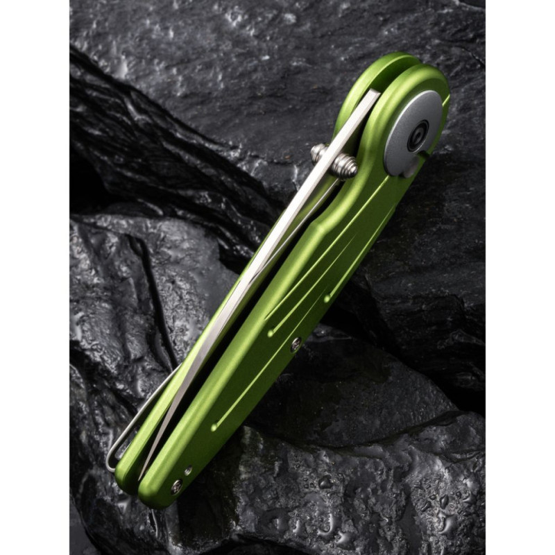 Ніж складаний туристичний Civivi Starflare, (8.4 см) Nitro-V / Aluminum зелений